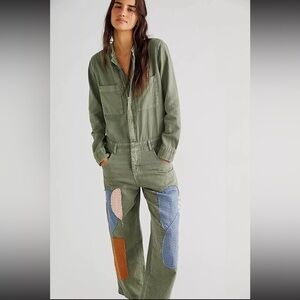 Free People Patch Jumpsuit